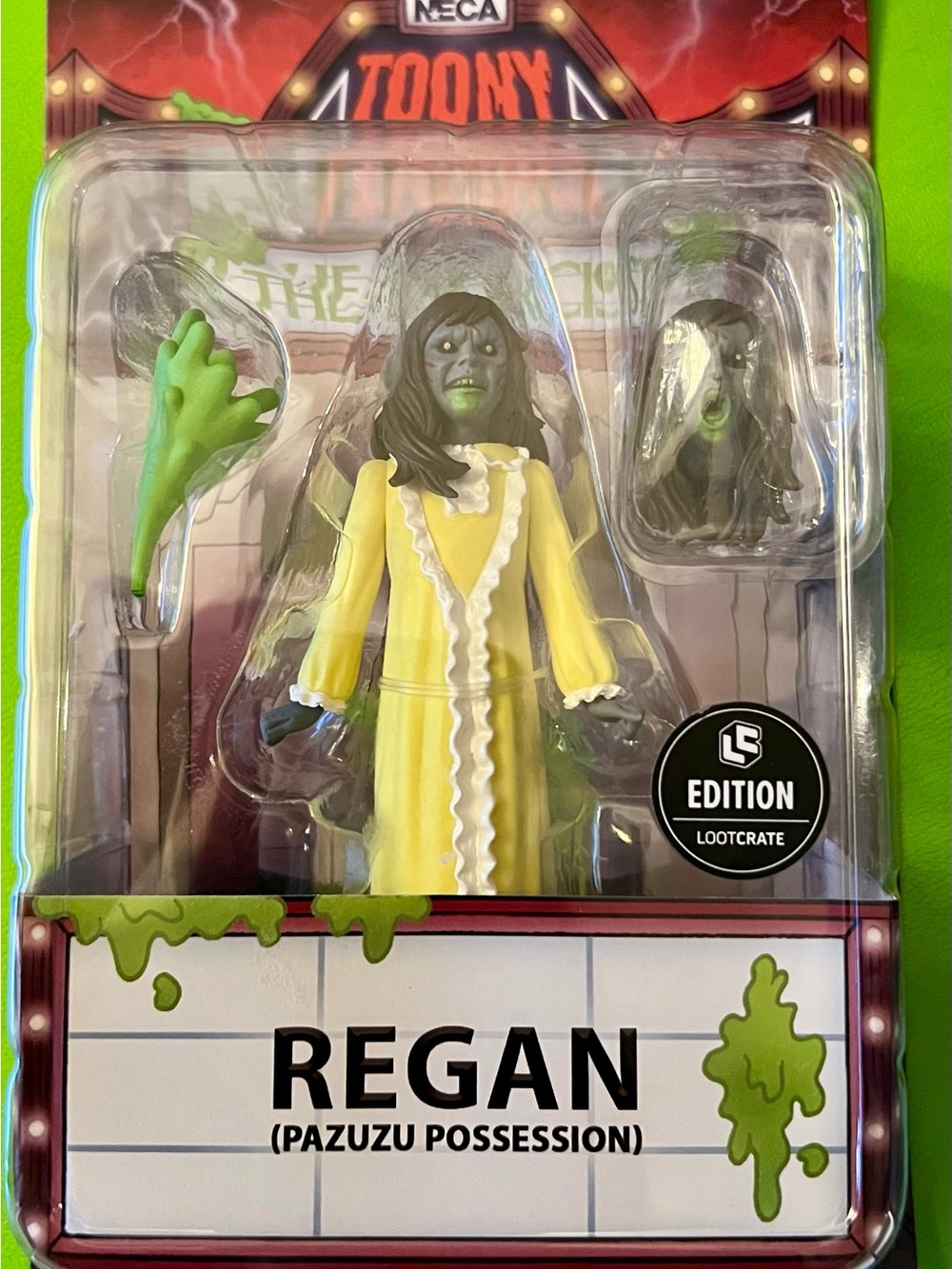 NECA Toony Terrors The Exorcist Regan Action Figure Lootcrate Exclusive